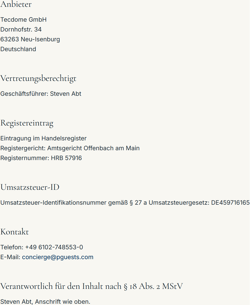 Impressum